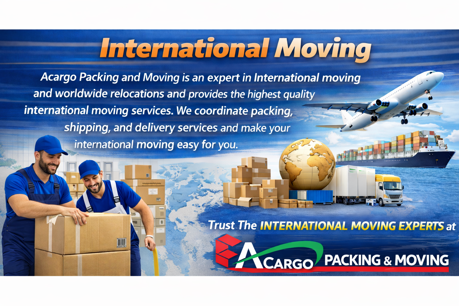 International movers in Dubai managing overseas relocation